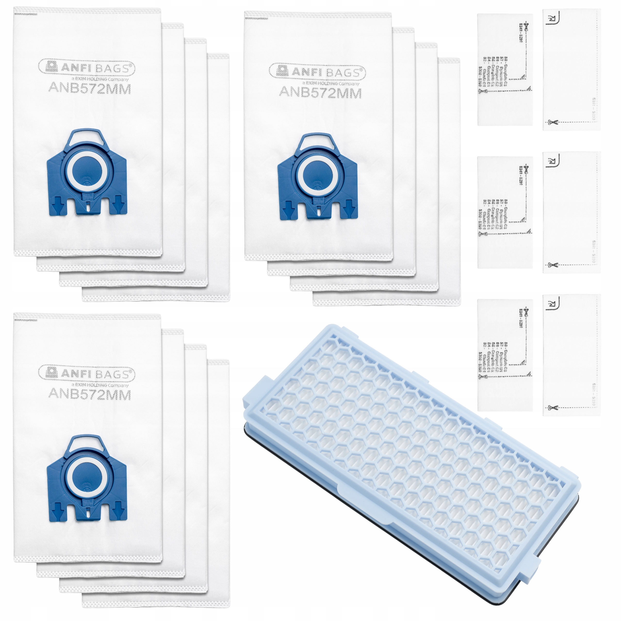 Zestaw do odkurzacza Miele C3 C2 worki 12szt 1 filtr węglowy