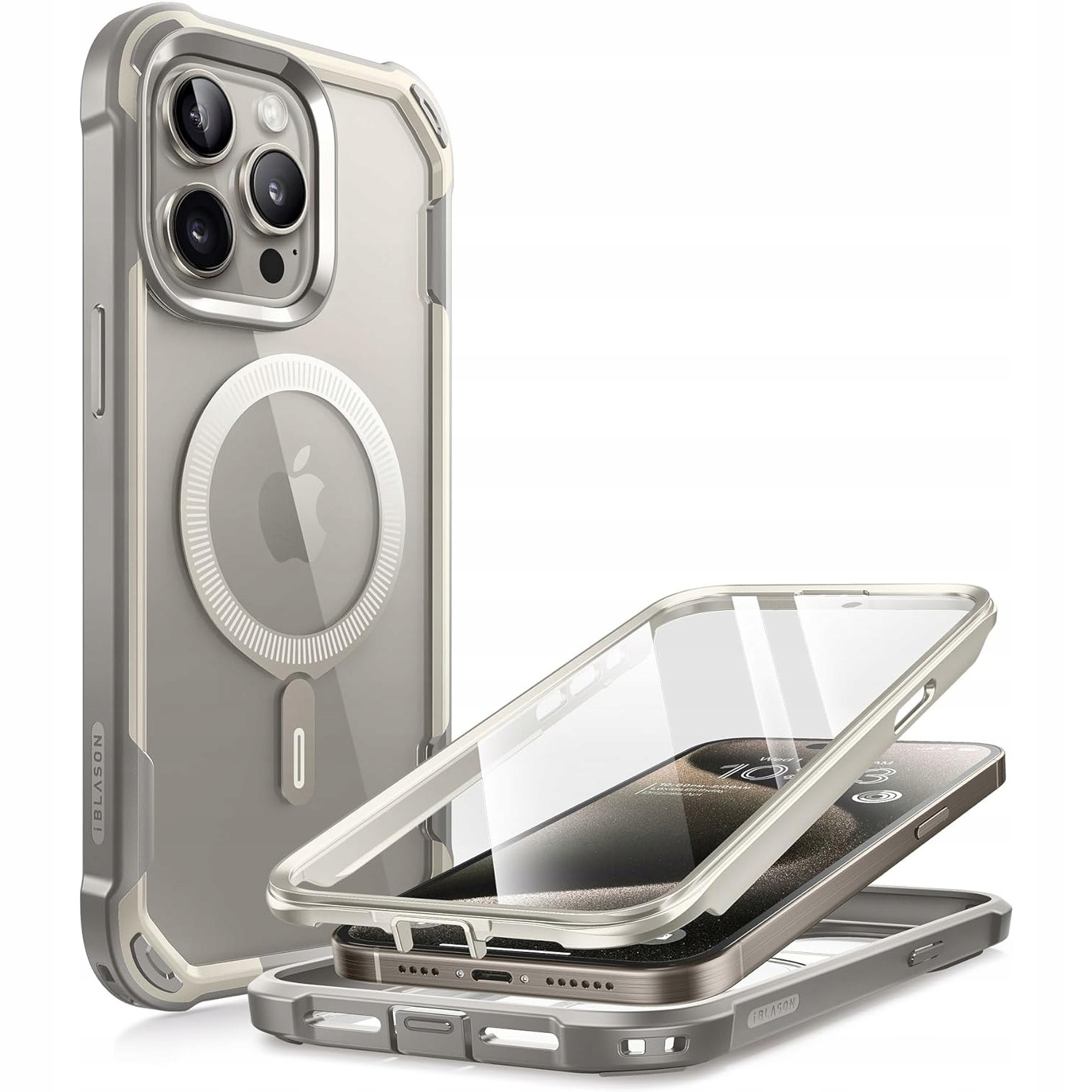 Pouzdro pro iPhone 15 Pro, Supcase i-Blason Ares Mag, pouzdro MagSafe