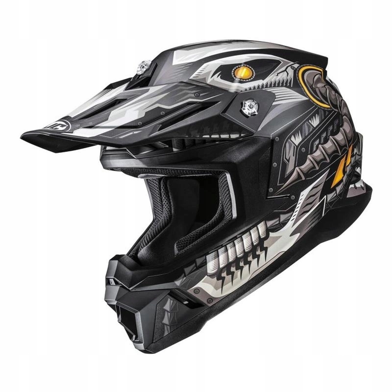 Motocyklová prilba Hjc C50 Mecha Beast Black/grey čierna šedá Darčeky
