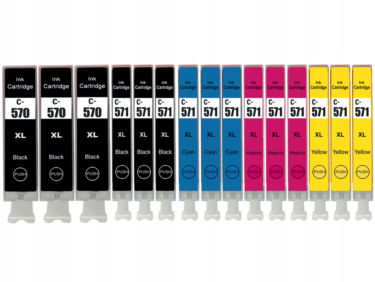 

15x Tusze do Canon Pixma MG5700 MG5750 3X Kpl XL