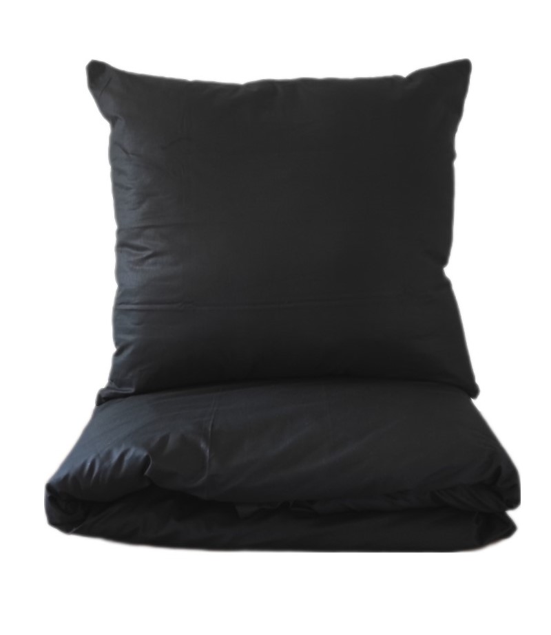 

Komplet Pościeli Czarna 160x200 Bawełna 100%