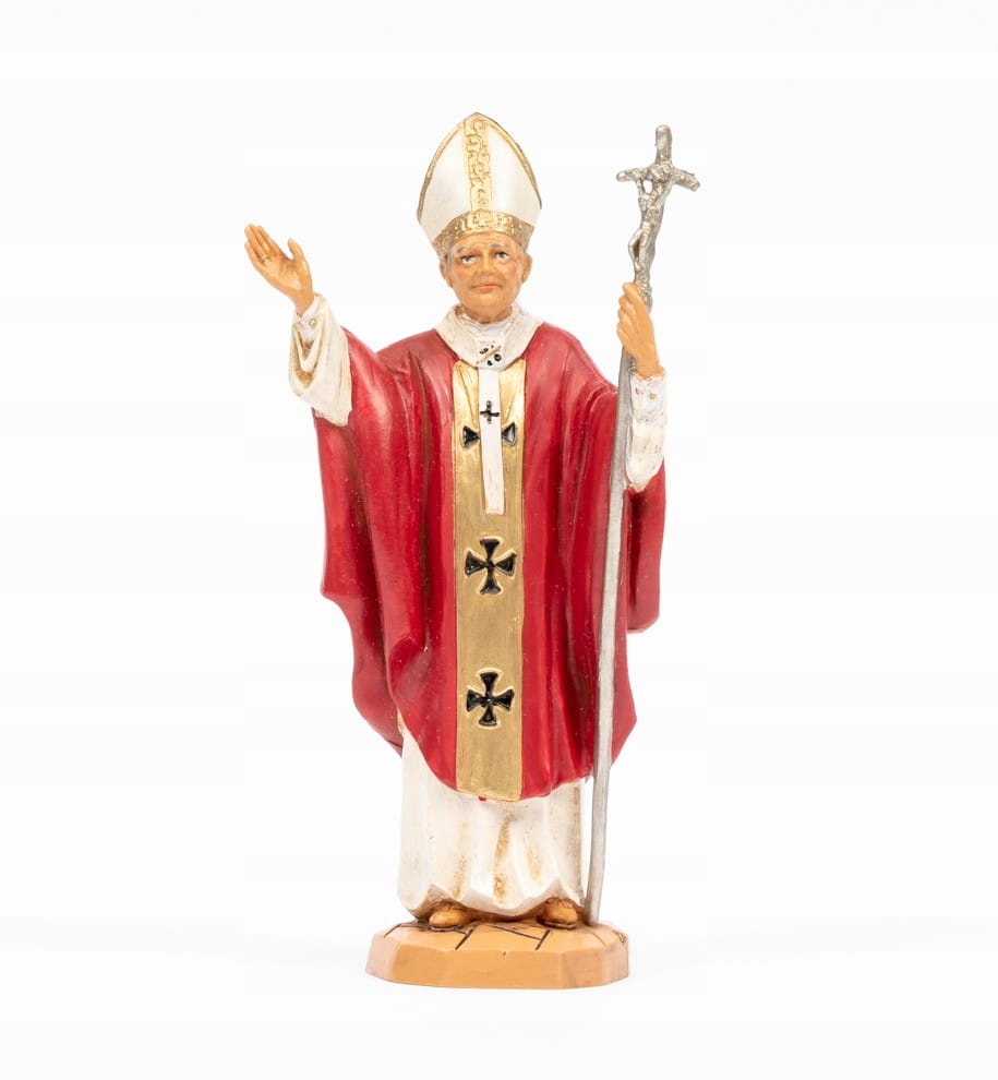 Figurka firmy Fontanini Svätý pápež Ján Pavol II. Otec Svet 23 cm výška