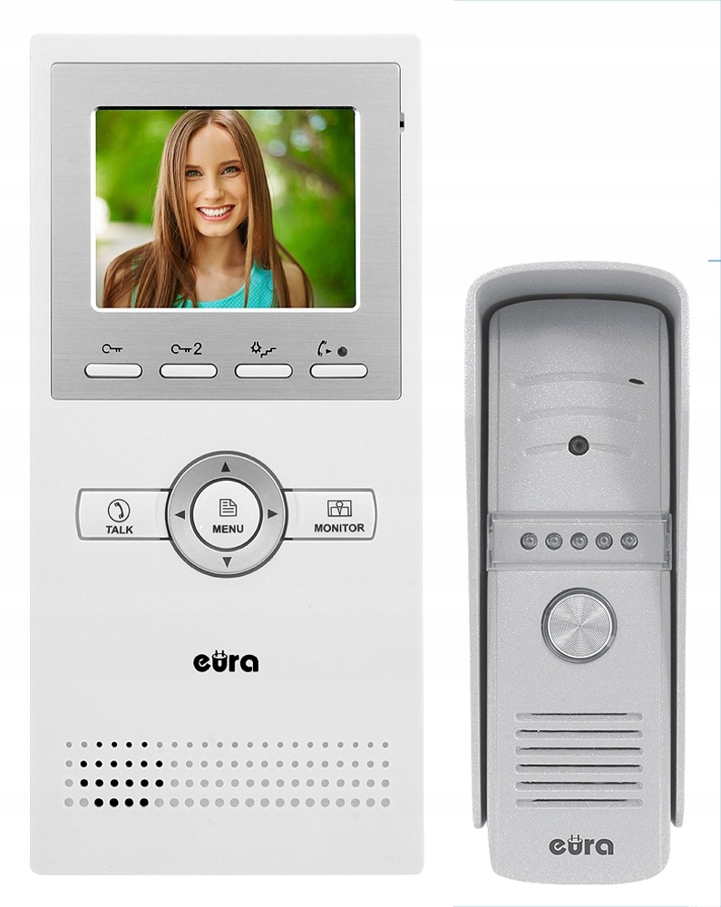 Wideodomofon Eura VDP-A1N9 głośnomówiący monitor koloryw lcd