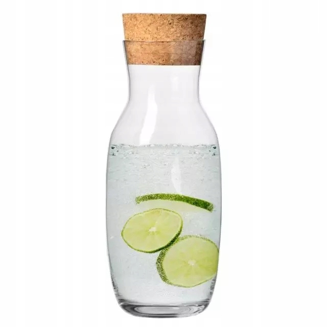 

Karafka do wody/soku z korkiem naturalnym 1000ml