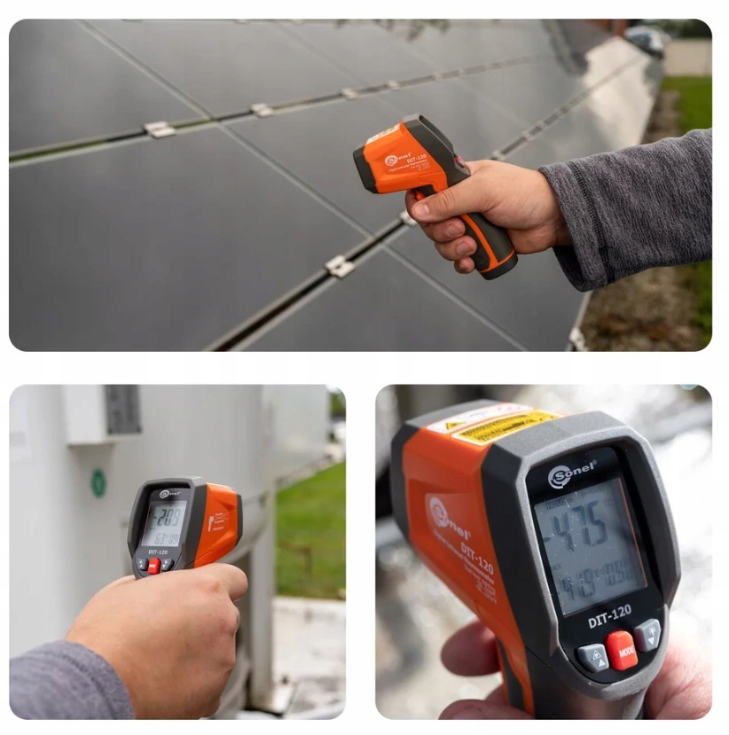 SONEL Pirometr DIT-120 Miernik Temperatury Bezdotykowy -50 - 650 °C Model DIT-120