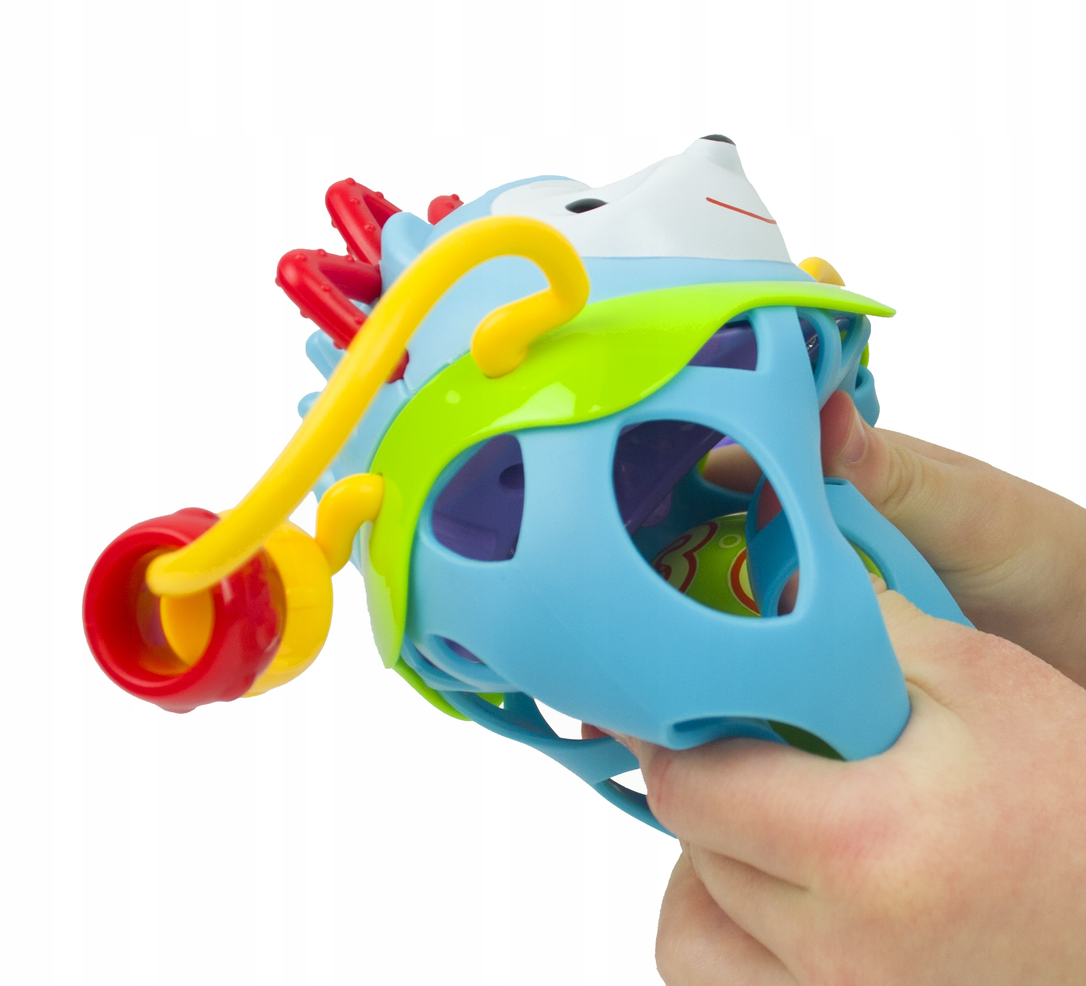 GRZECHOTKA JEŻ SENSORYCZNA ZABAWKA GUMOWY GRYZAK