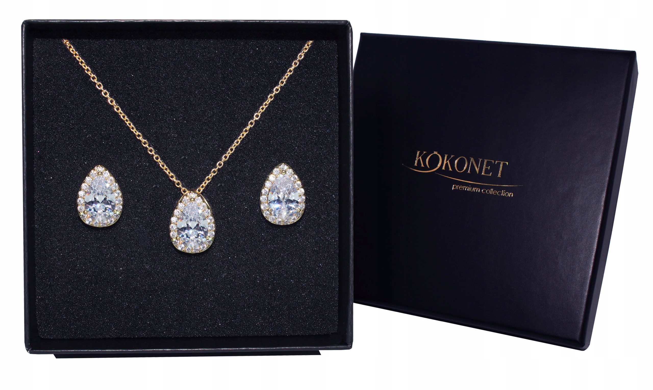 Komplet dámských šperků a náušnice, náhrdelník