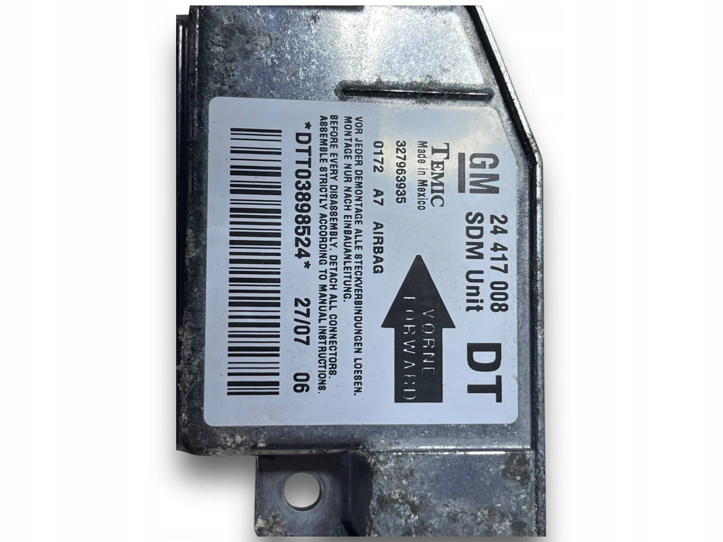 SENSOR airbag MERIVA CORSA ASTRA A 1.7 CDTI 327963935 ORG !J
