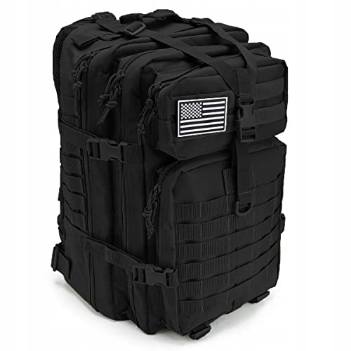QT&QY Plecak Taktyczny Wojskowy 45L Męski Survival Outdoor MOLLE Camping — miniatura 2