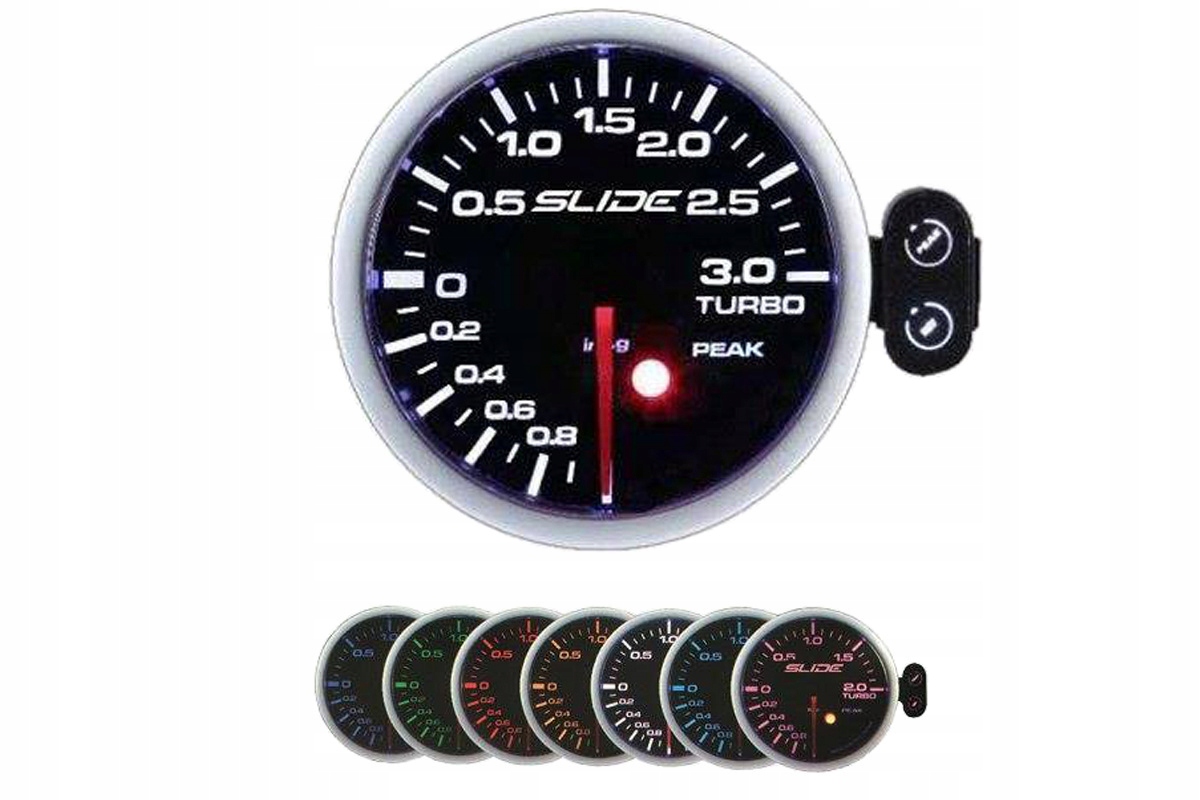 Hodiny Slide Pk-sc 52 mm Turbo Electric -1 až 3 Bar