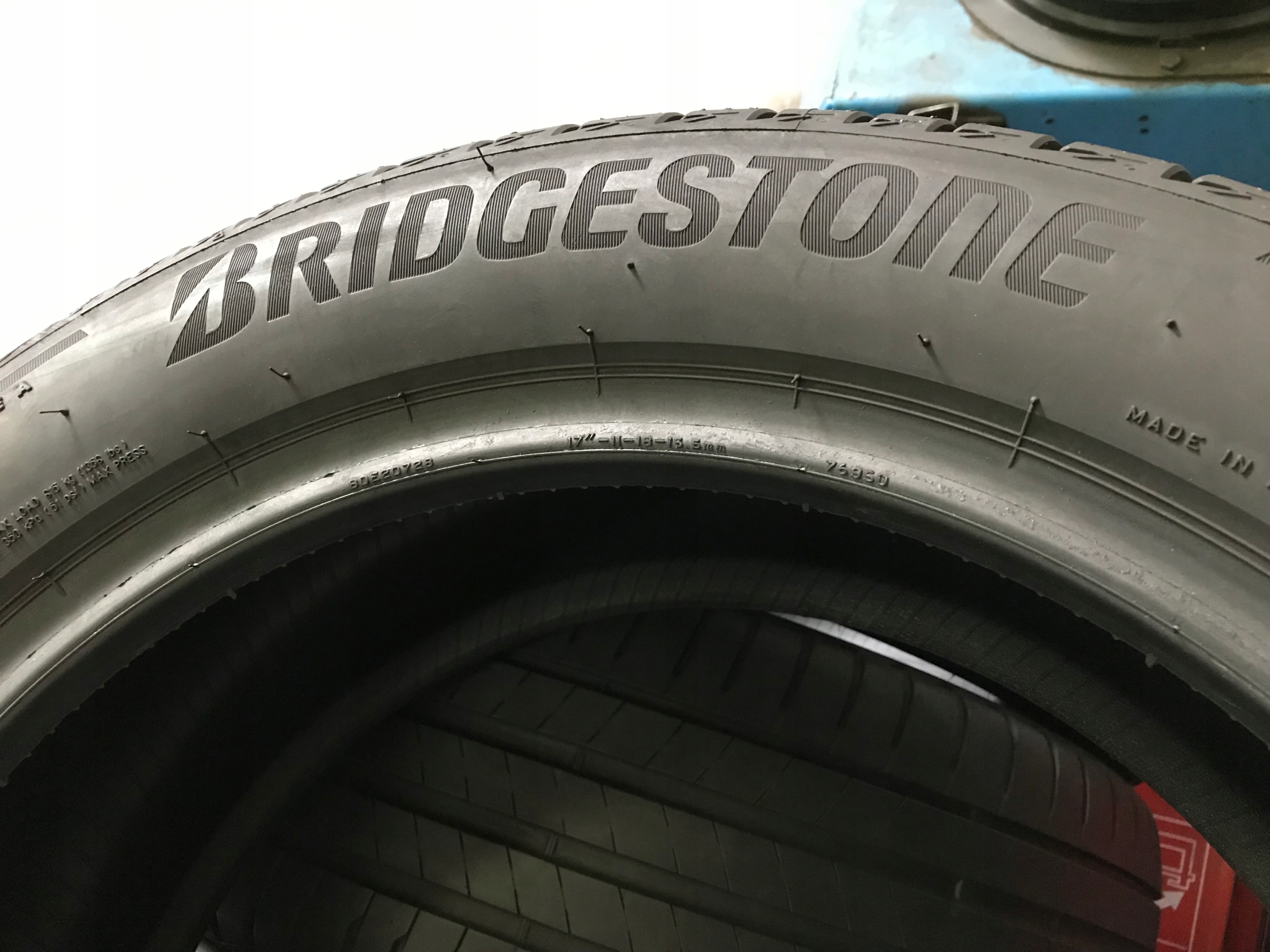 2 tyres summer 205/55R17 91W Bridgestone T005 7mm