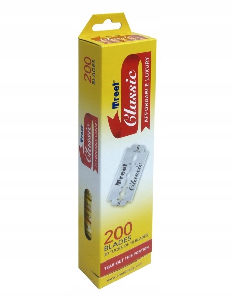 

Treet Classic Żyletki do Golenia 200 Sztuk