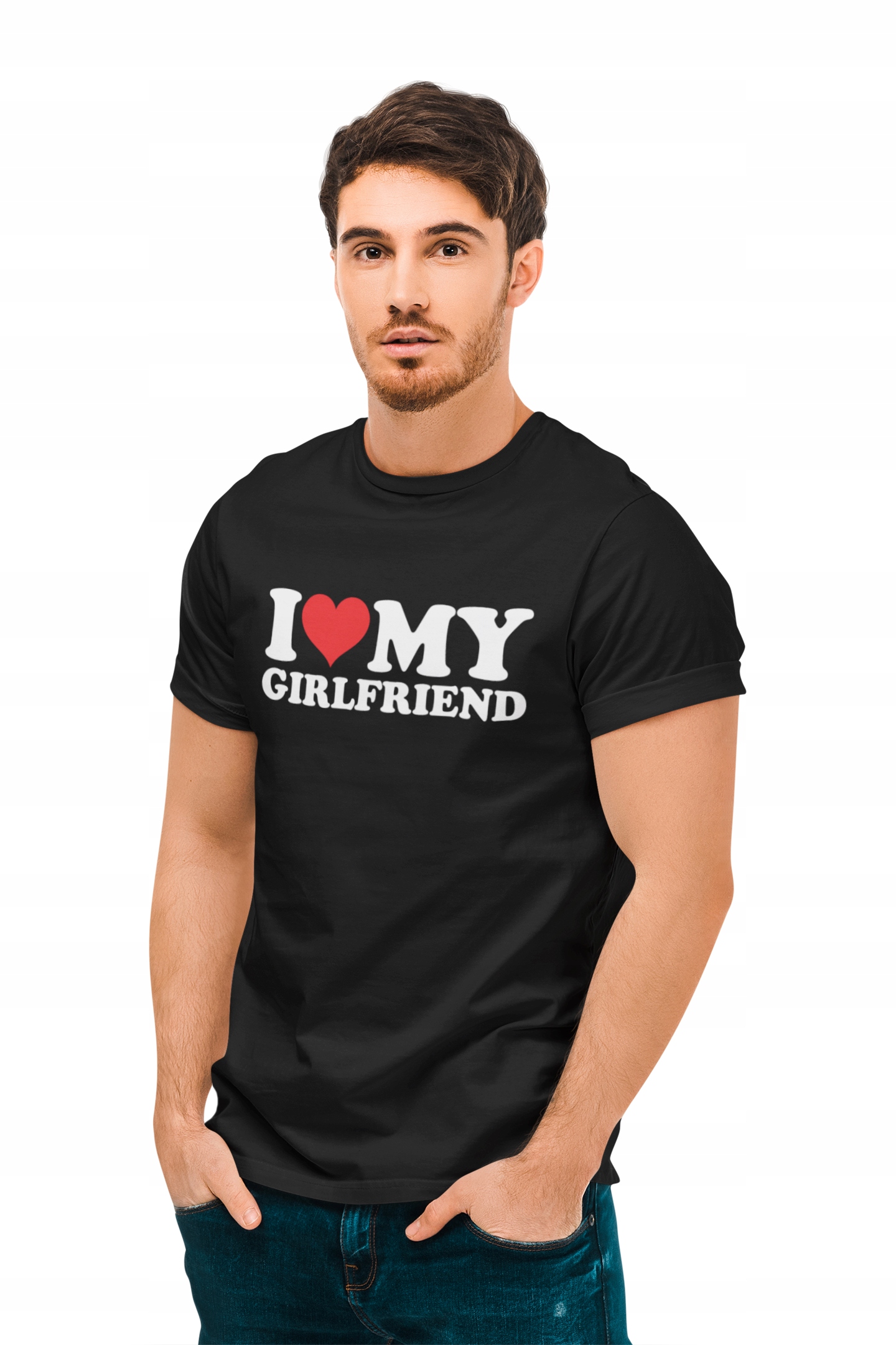 koszulka t-shirt I love my girlfriend walentynki 13156698126