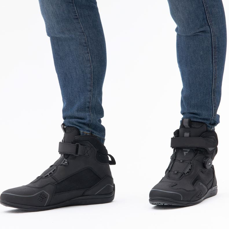 Buty Motocyklowe Szosowe Rebelhorn Spark II Black (Rozmiar: 45) Kolor czarny