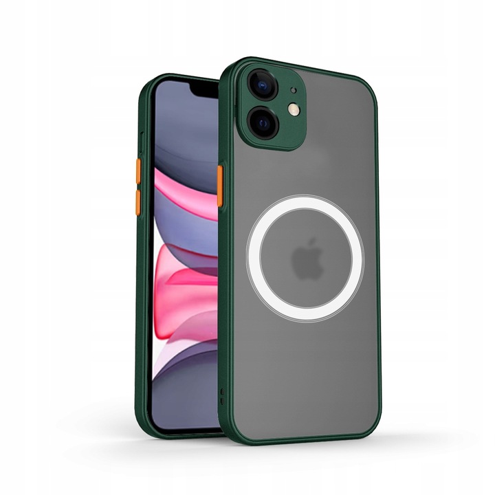 Apple iPhone 11 グリーン 本体　&magsafe case Plecki DMSTORE do Apple iPhone 11 MAGSAFE CASE zielony