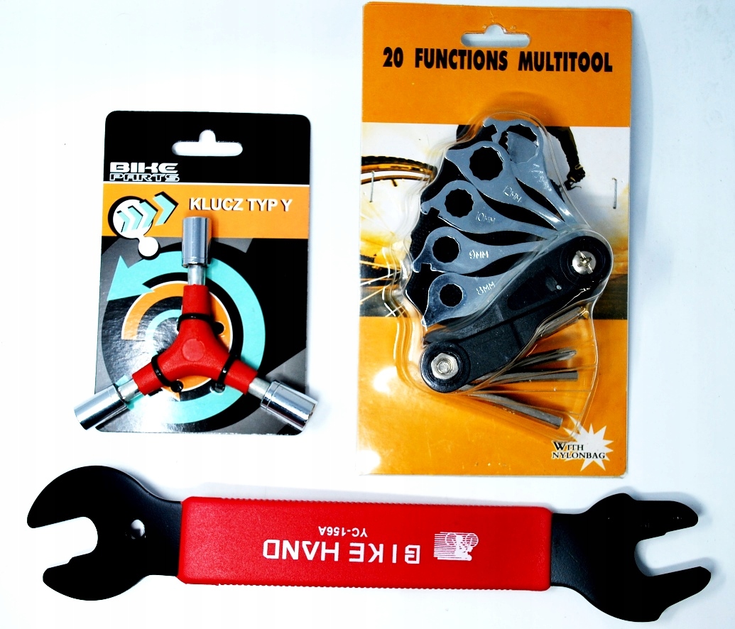 KLUCZ DO Bikehand ZESTAW KLUCZY DO ZŁOŻENIA ROWERU PO ZAKUPIE INTER.