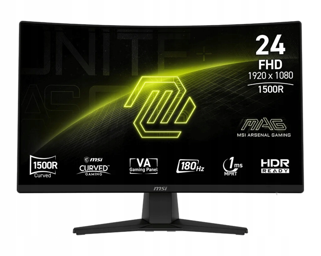 Herný monitor Msi Mag 242C 1920 x 1080 (FullHD) 180 Hz