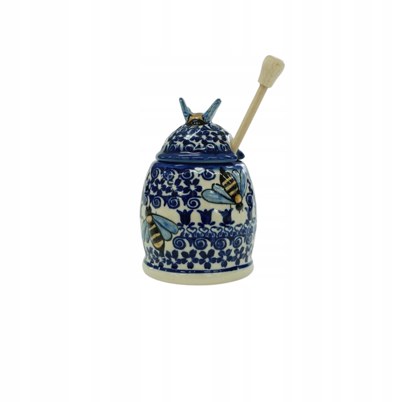 

Ceramiczny pojemnik na miód Ceramika Bolesławiec