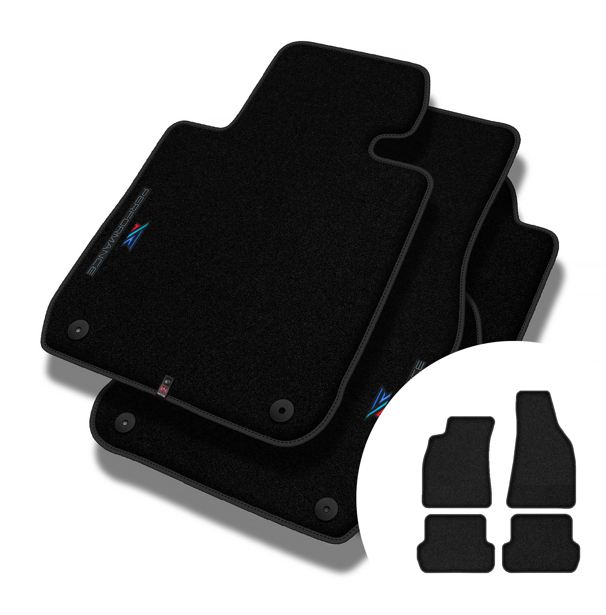 Velúrové koberčeky Performance Premium pre Audi A4 B7 2004-2008