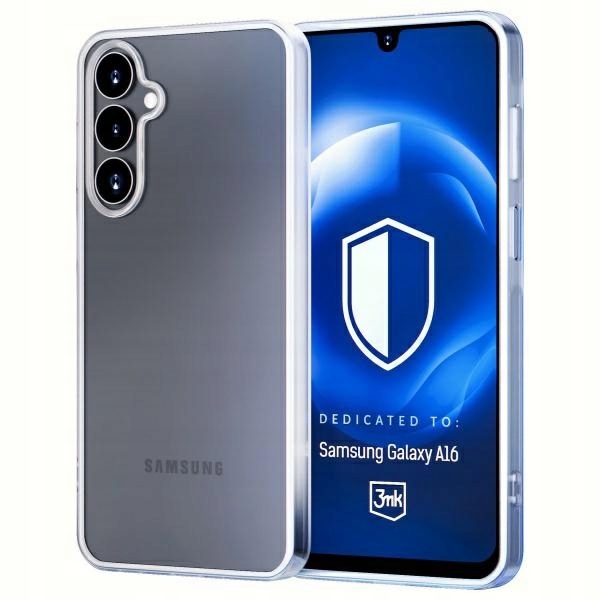 Etui Clear Case 3MK do Samsung A16 silikonowe