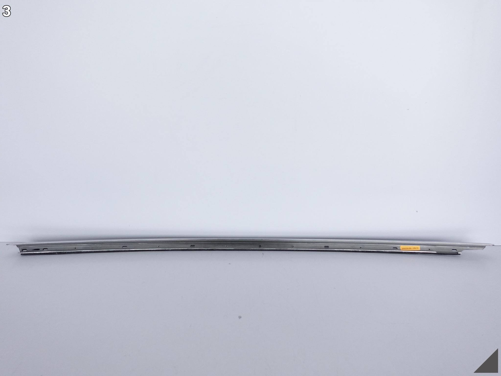 TESLA MODEL X 15- door moulding CHROM right rear part