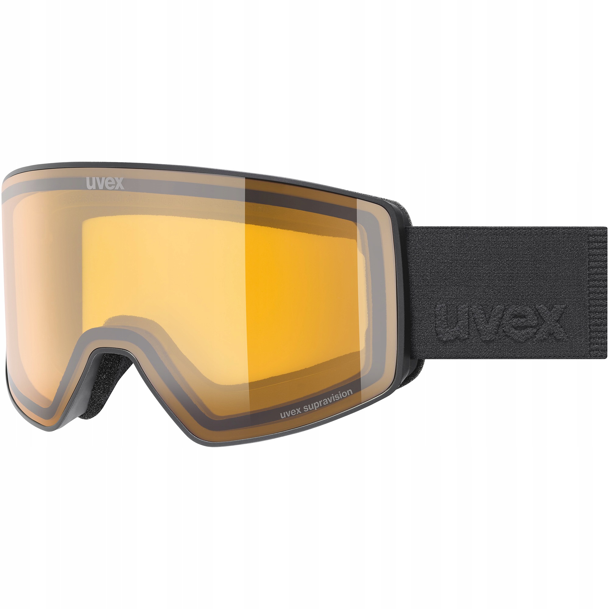 Gogle narciarskie Uvex Scenic Lg (black matt) yellow clear (S1)