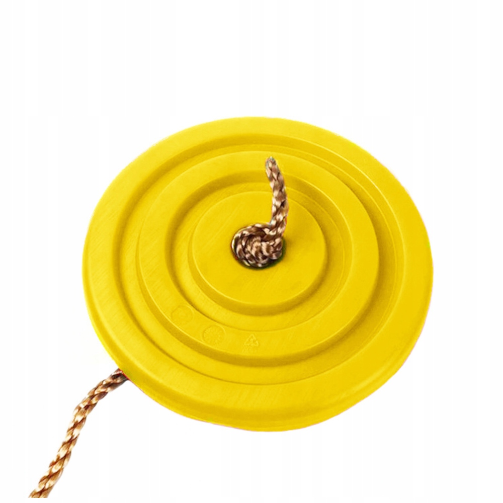 HUŚTAWKA OGRODOWA DLA DZIECI KWIATEK DYSK OKRĄGŁA PLASTIKOWA MOCNA Szerokość produktu 27 cm