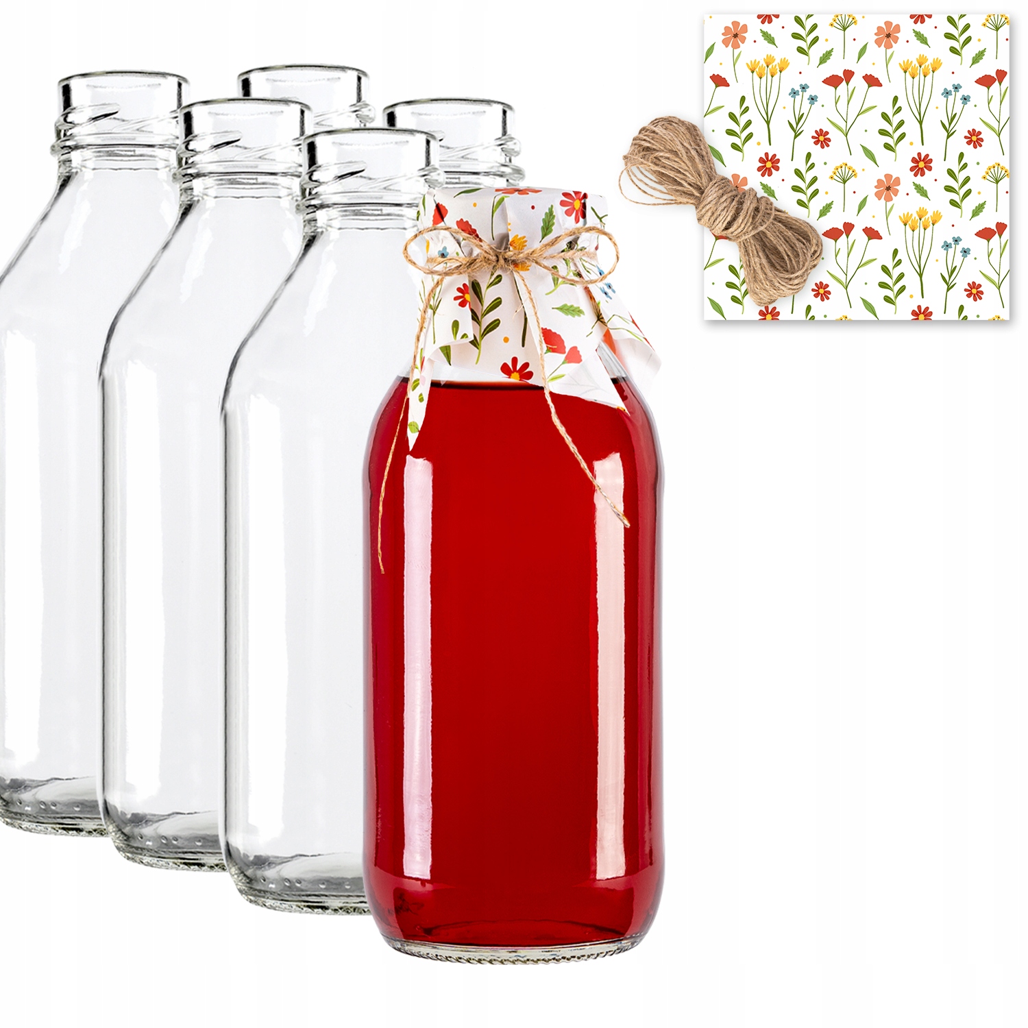 50x Láhve Medvídek 330 ML Na Šťávy Zavařeniny Likéry Likéry Dárek Doplňky