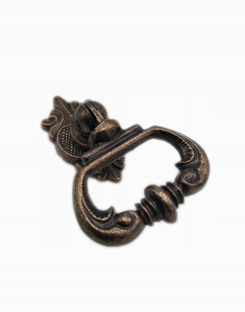 

Gałka Retro Kołatka Mosiądz Patyna J