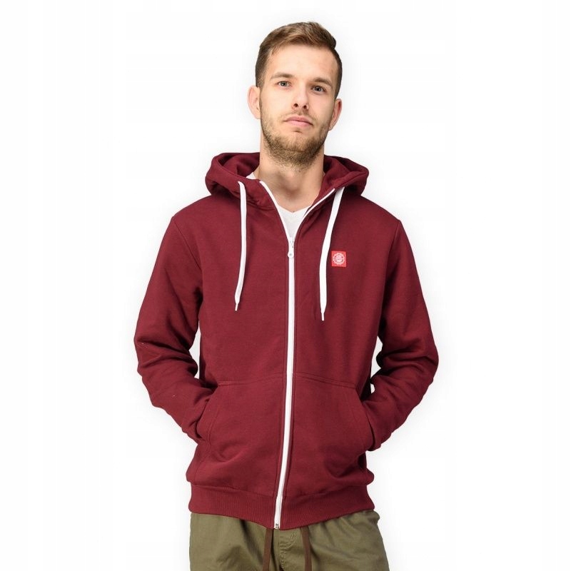 

Bluza z kapturem Afrotica zip Icon 418 C bordo M