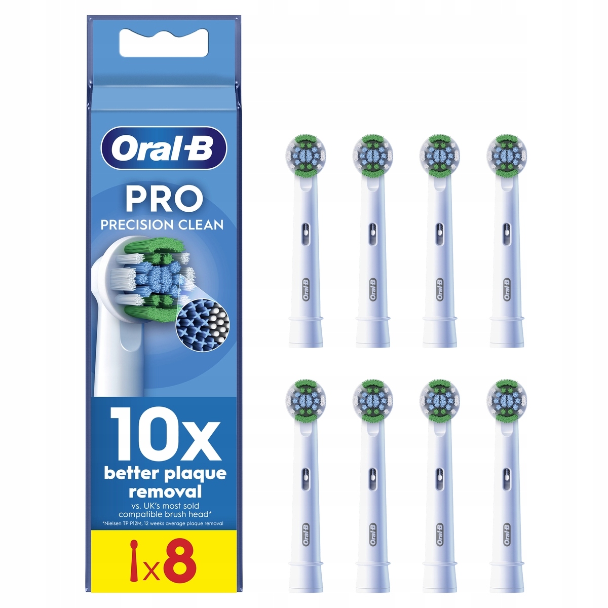 Oral-B Pro Precision Clean Końcówki do szczoteczek elektrycznych, 8 szt
