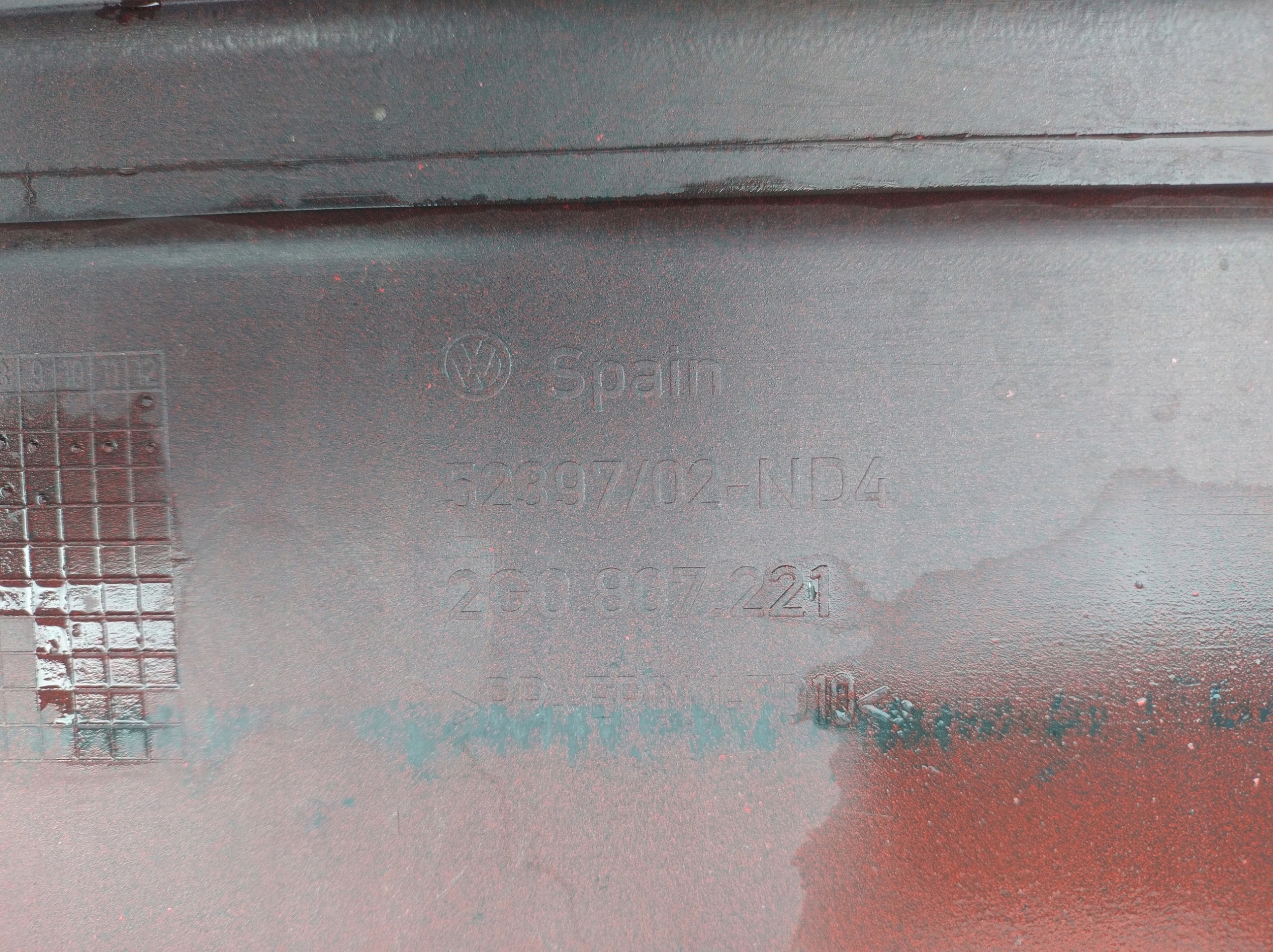VW POLO 2G NÁRAZNÍK PREDOK 4XPDC 2G0807221