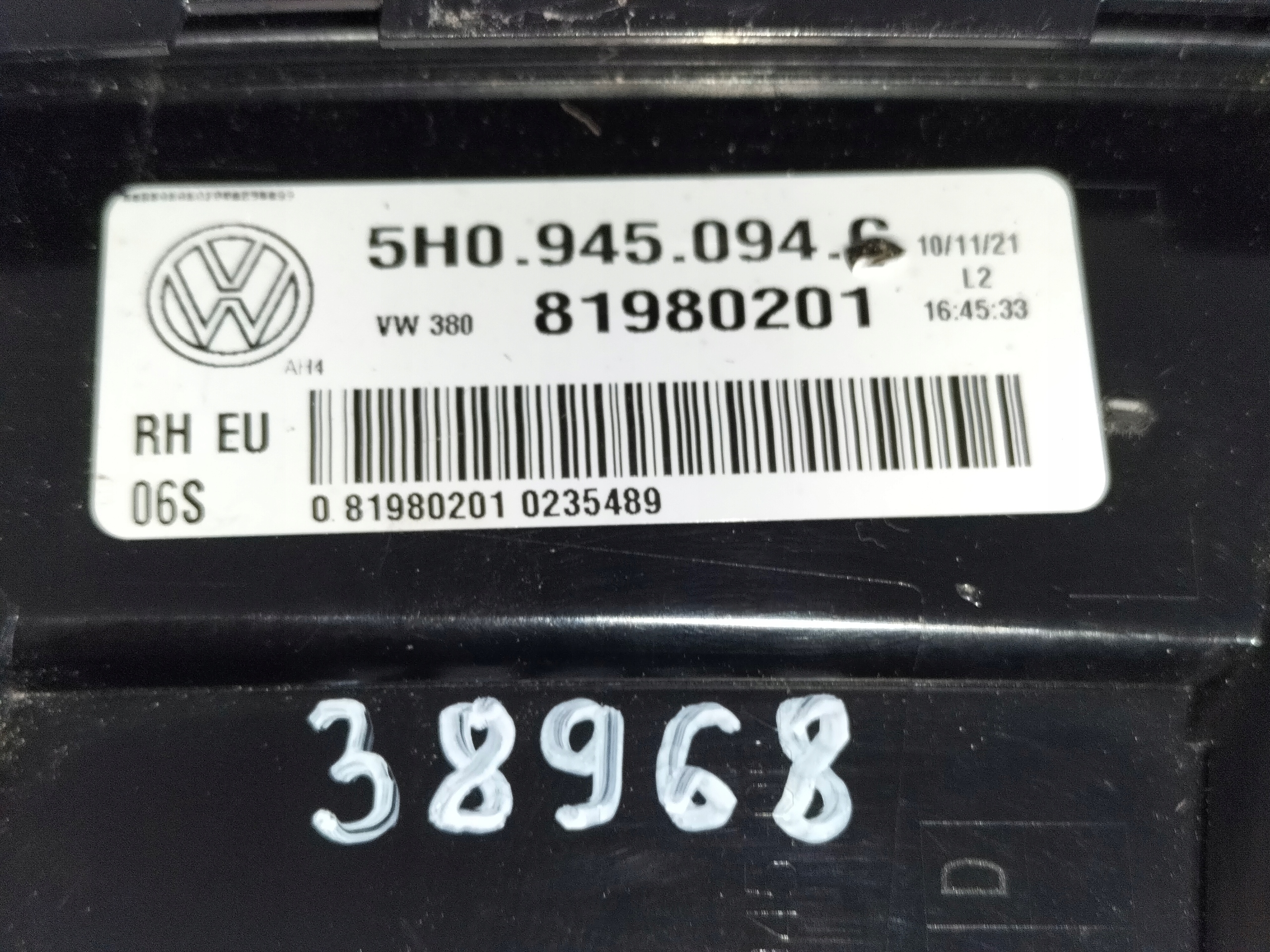 light rear rear part right VW GOLF 8 VIII 20- HB LED