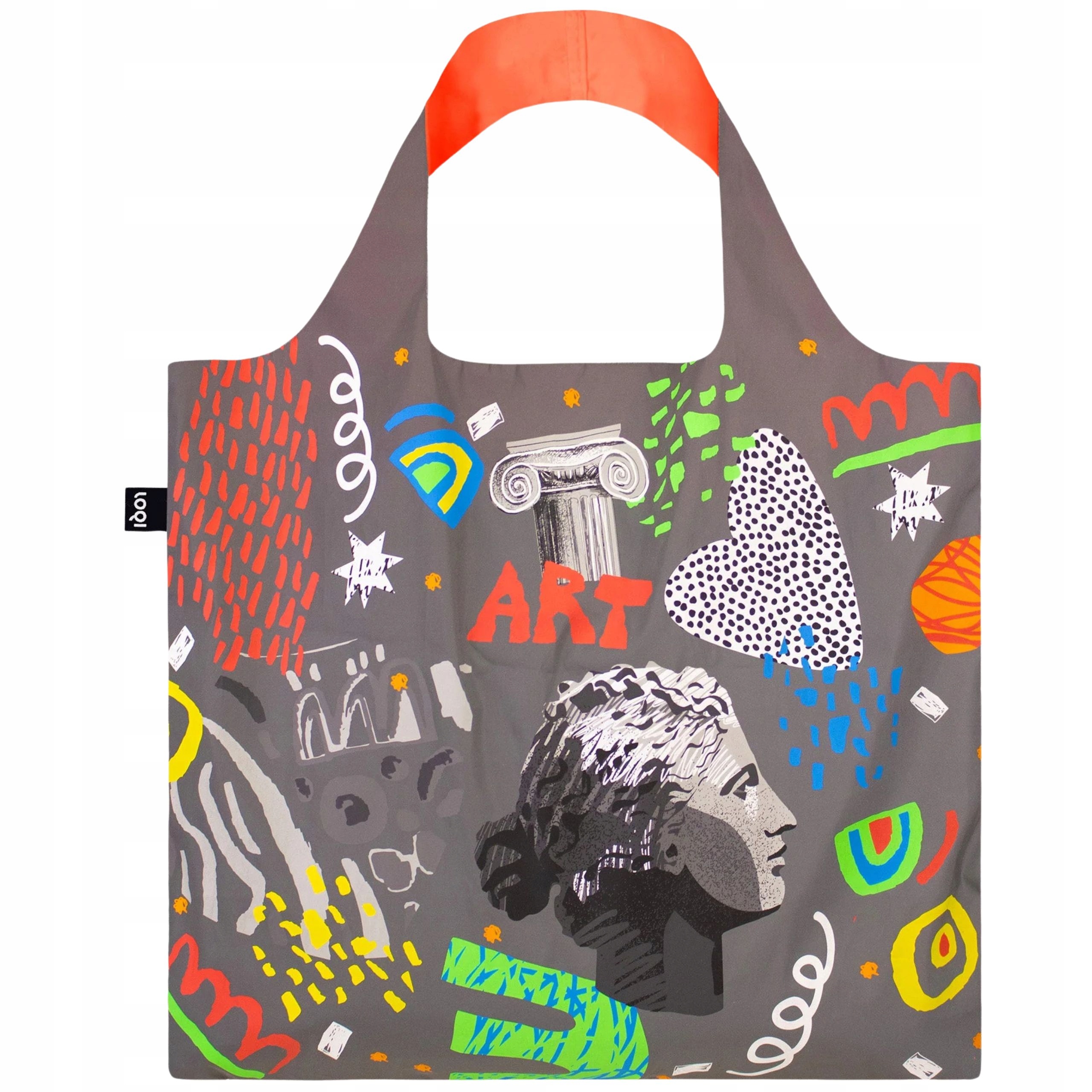 Nákupní taška Loqi Classic Art Reflexní příruční taška