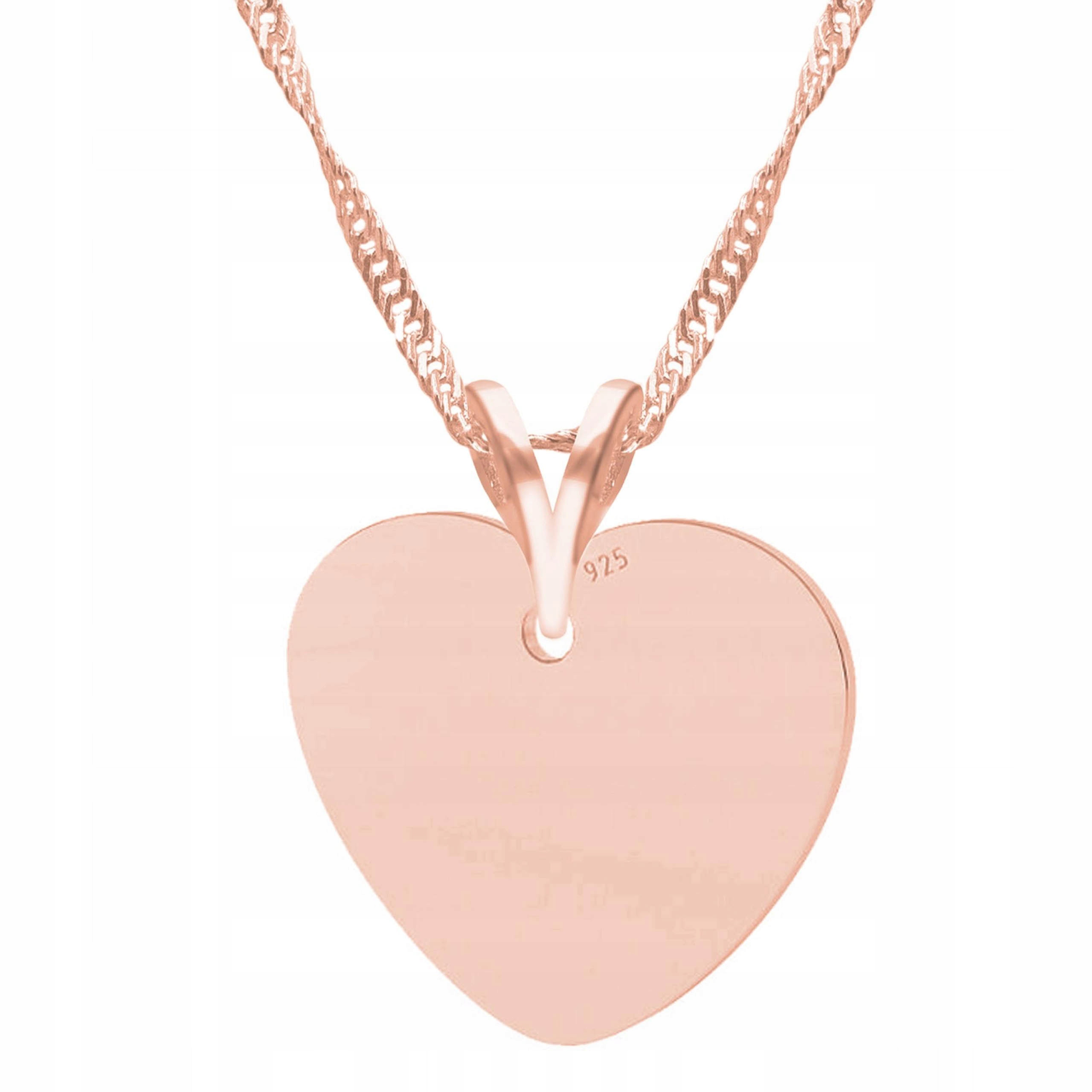 Náhrdelník Pozlacený Plech se srdcem Srdíčko Love Heart Stříbro 925