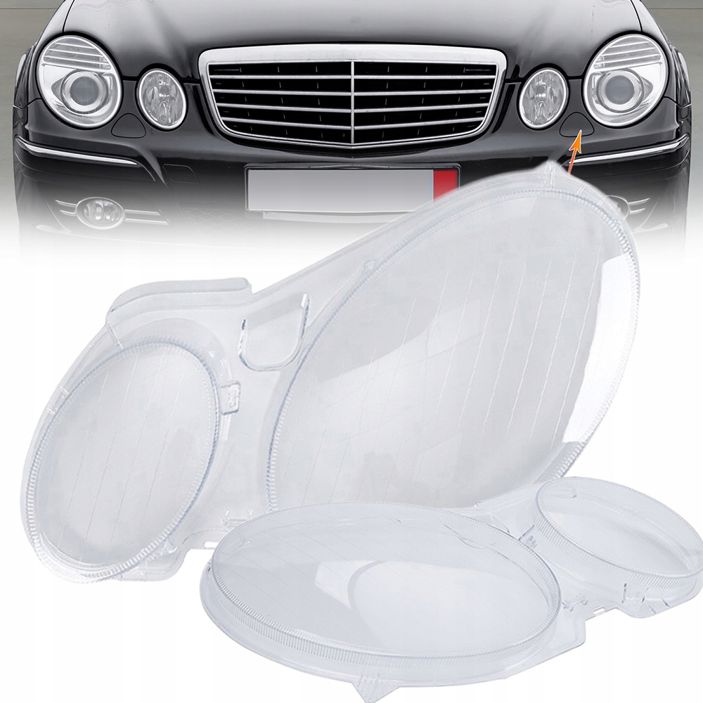 Mercedes Benz W211 Klosz Reflektoru Lampy Přední Sada