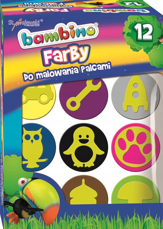 

Farby do malowania palcami Bambino