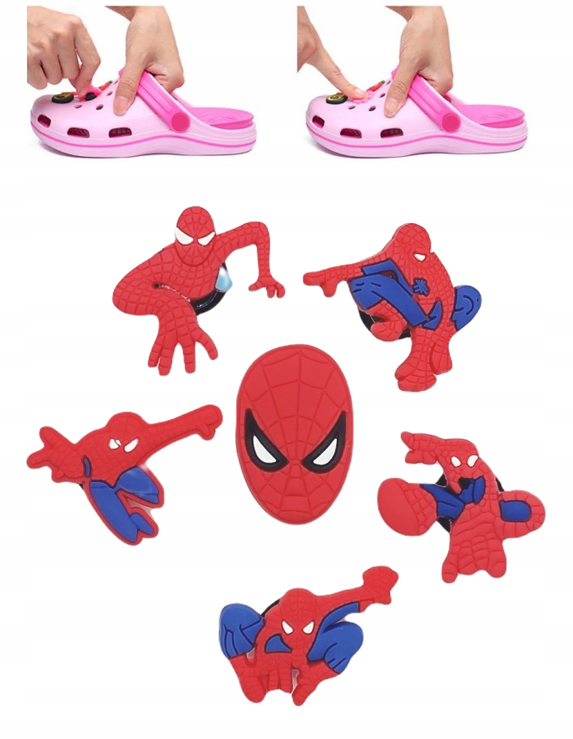 

Przypinki Jibbitz Do Butów Crocs spiderman 6szt W1