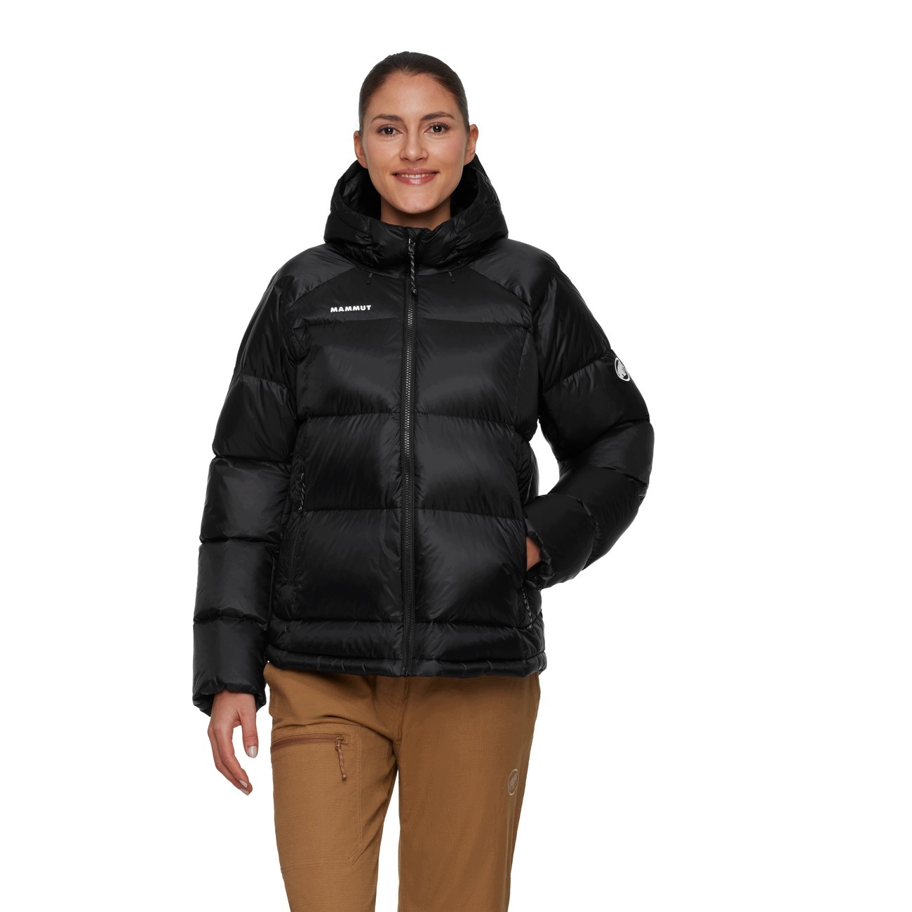 Mammut Dámská péřová bunda Glacier Glow In Hooded Black M