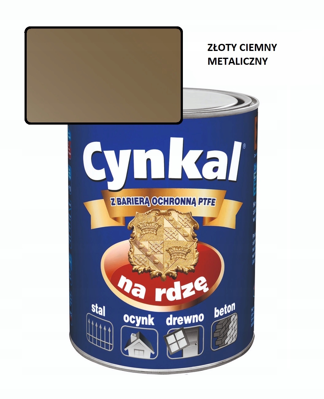 Univerzální Barva Cynkal 10L Tmavě Zlatá