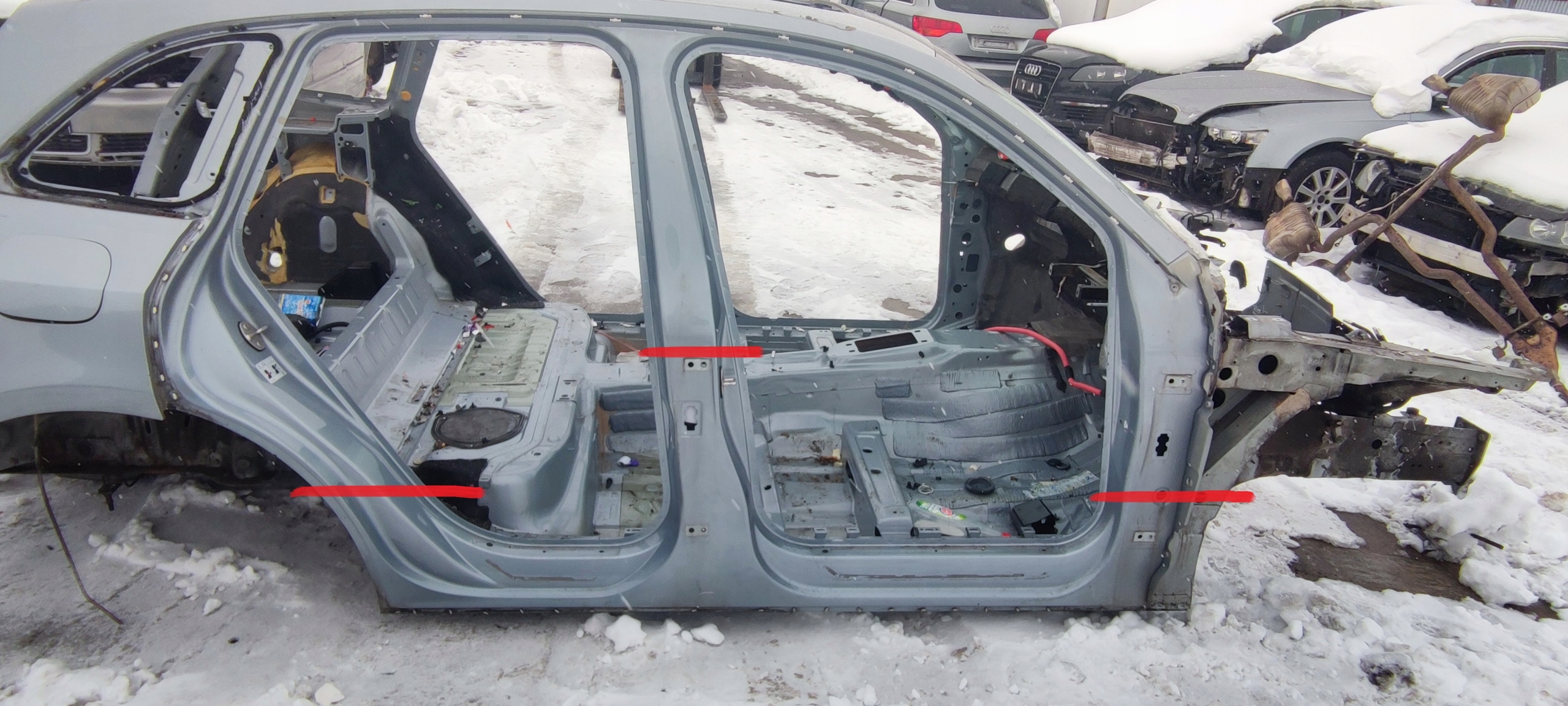 quarter threshold BOK right side AUDI Q5 8R 2008-2016