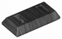 

Lego 99563 sztabka 1x2 Pearl Dark Gray 10 szt N