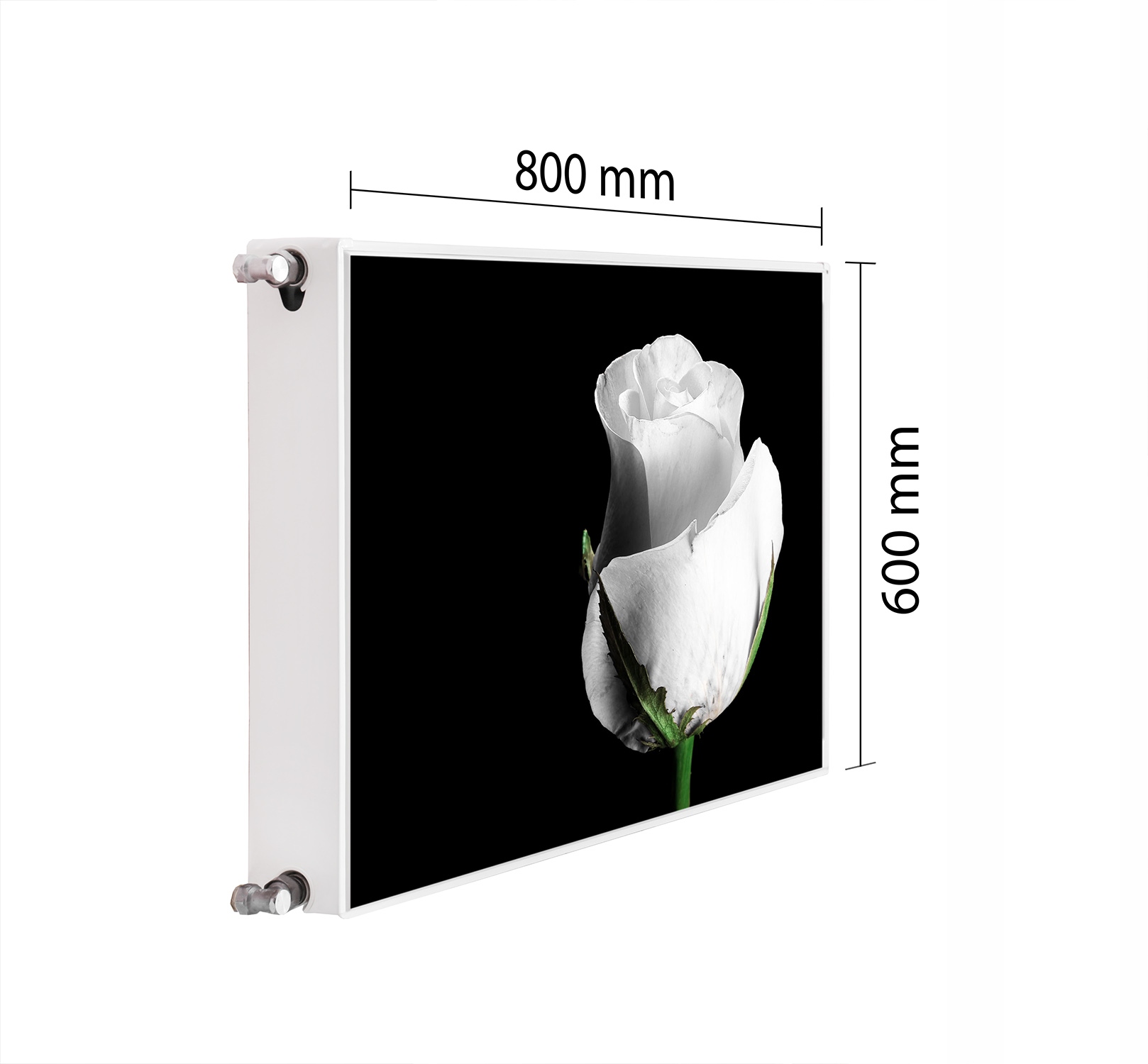 Magnetická Krytka Na Radiátor 80x60 Růžová Podložka Magnet