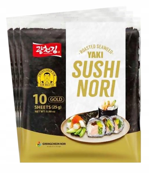 

Algi Glony Yaki Nori Sushi Silver 3x10szt, 30ark