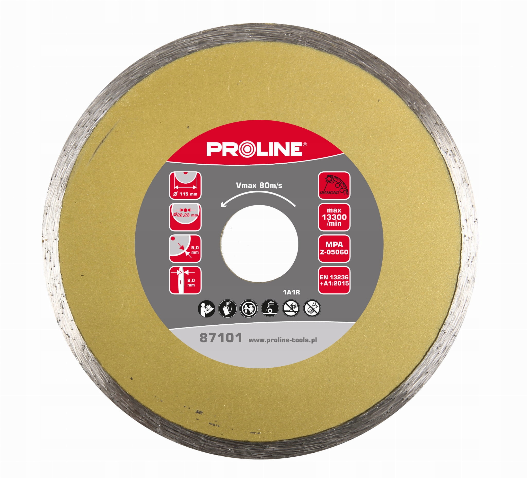 

Proline Tarcza diamentowa pełna 125mm