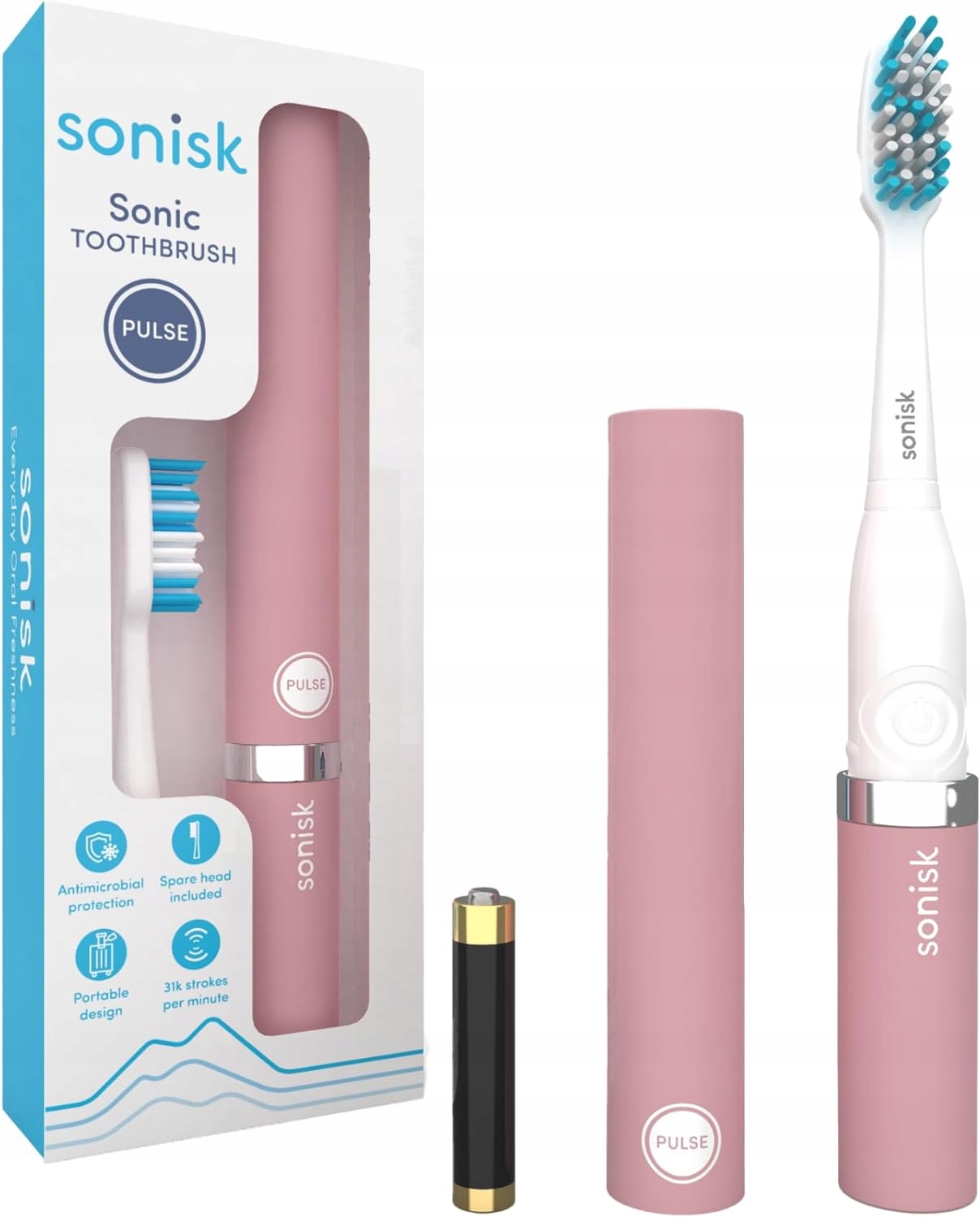 Puls Sonisk Elektryczna szczoteczka do zębów na baterie