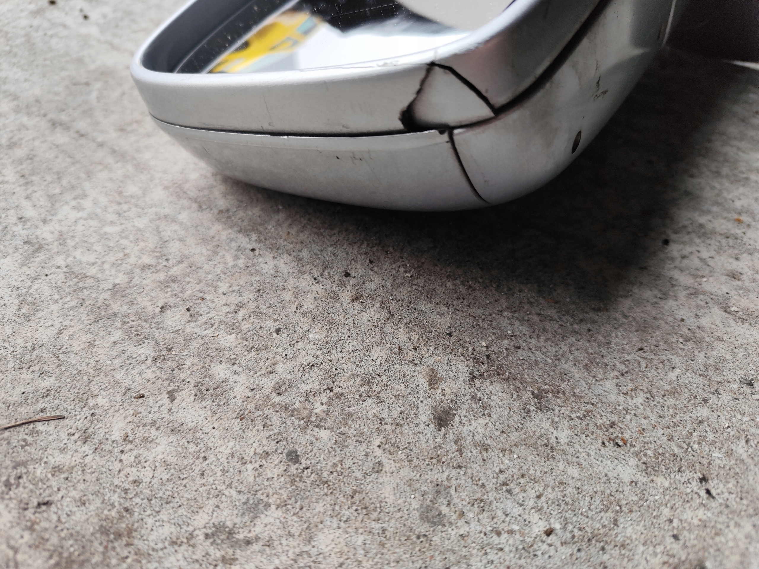 VW T5 mirror left driver´s 5 PIN silver