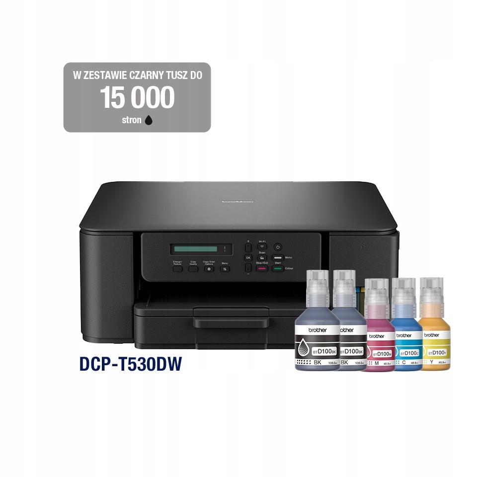 Atramentová farebná multifunkčná tlačiareň Brother DCP-T530DW InkBenefit