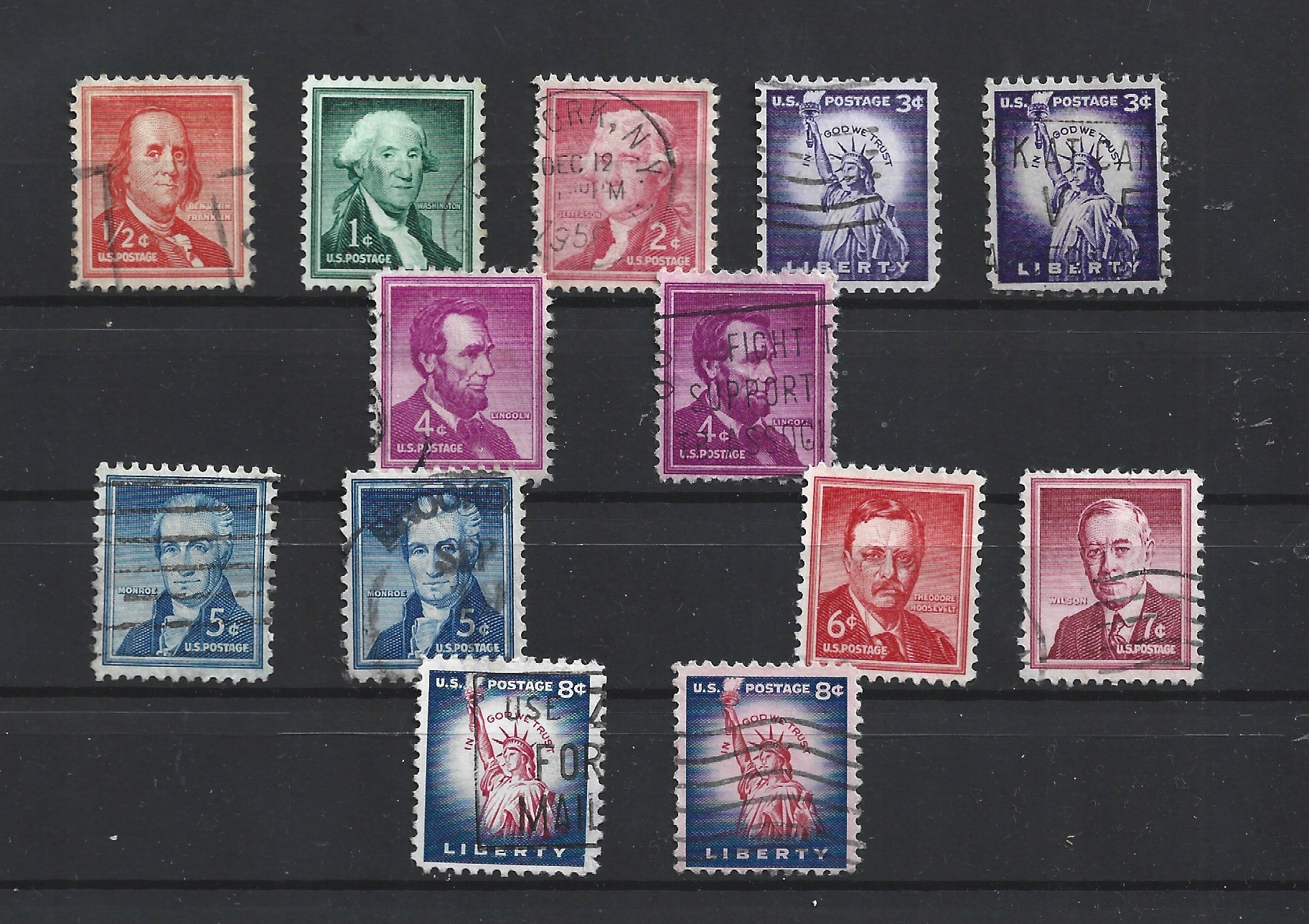 USA, 1943-48, zestaw nr.3