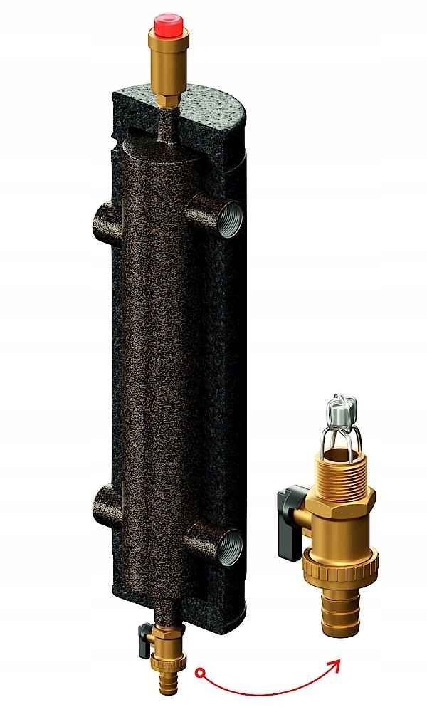 Sprzęgło hydrauliczne ocieplone SHE-OC do 225 kW 2.5''